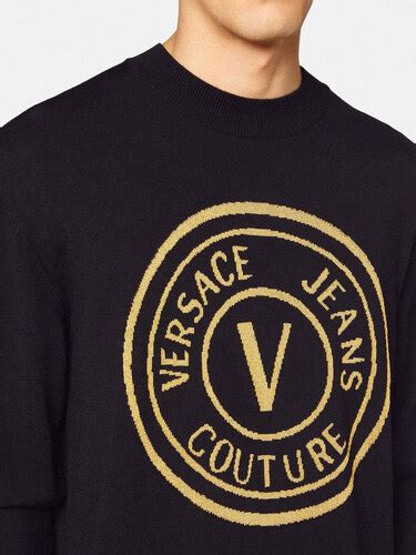 versus versace maglione uomo scritte gipponese